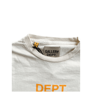 Gallery Dept Cream & Yellow Logo Longsleeve T-Shirt