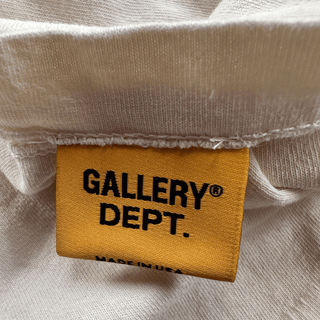 Gallery Dept Cream & Yellow Logo Longsleeve T-Shirt