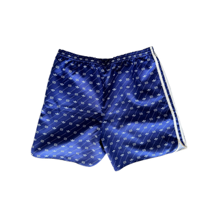 Gucci Adidas Blue & White Monogram Track Shorts