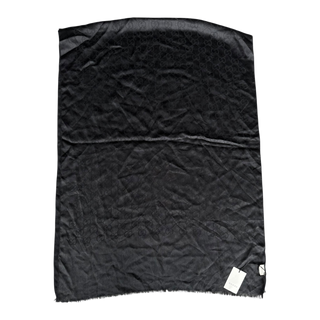 Gucci Black GG Monogram Blanket Shawl