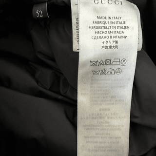 Gucci Black GG Monogram Puffer Jacket