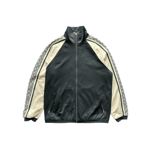 Gucci Black GG Monogram Striped Jacket