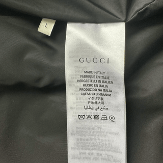 Gucci Black GG Monogram Striped Jacket