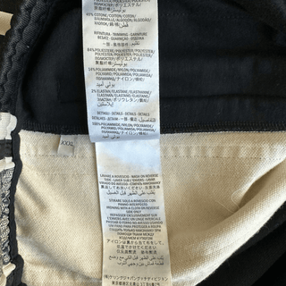 Gucci Black Monogram Striped Track Pants