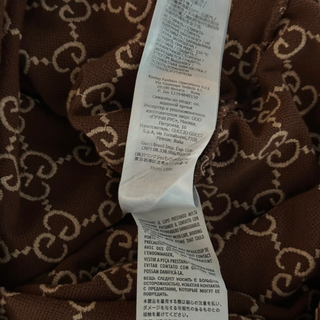 Gucci Brown & Tan GG Monogram Polo T-Shirt