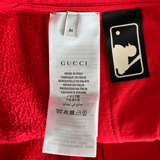 Gucci MLB Red & White San Francisco Giants Logo Shorts