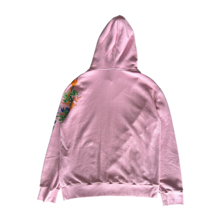Gucci Pink Belt Logo Dragon Embroidery Hoodie