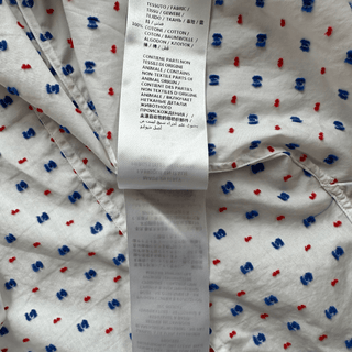 Gucci White G Logo Button Up Shirt