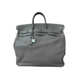 Hermes Etoupe Togo & Palladium Hardware HAC Birkin 50