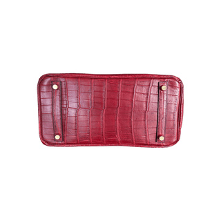Hermes Red Crocodile & Gold Hardware Birkin 30