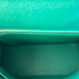 Hermes Vert Jade Epsom & Gold Hardware Kelly 28