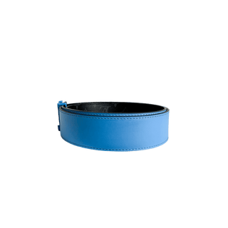 Louis Vuitton Black & Blue Monogram Reversible Belt
