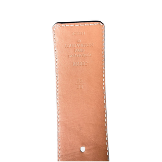 Louis Vuitton Black & Brown LV Ranch Logo Reversible Belt