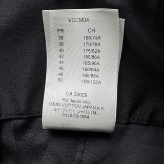 Louis Vuitton Black Camouflage Monogram Dress Pants