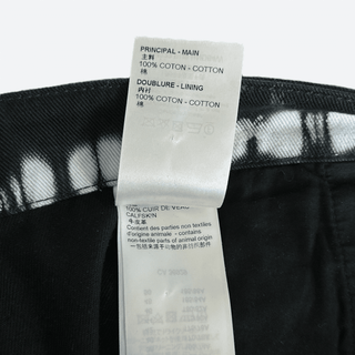Louis Vuitton Black & Cream Tie-Dye Monogram Carpenter Pants