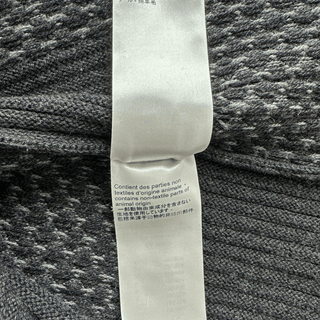 Louis Vuitton Black Damier Wool Cardigan