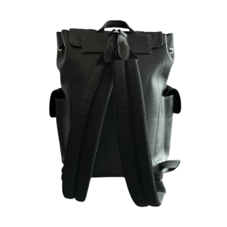 Louis Vuitton Black EPI Leather Christopher Backpack