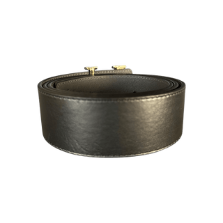 Louis Vuitton Black Gold & Silver Optic Reversible Belt