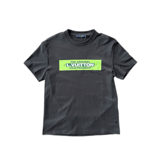 Louis Vuitton Black & Green Craftmanship T-Shirt
