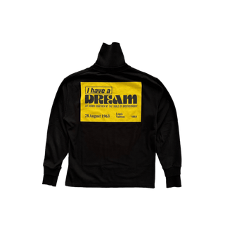 Louis Vuitton Black I Have A Dream Turtleneck Longsleeve T-Shirt