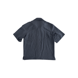 Louis Vuitton Black Mini Monogram Silk Button Up Shirt