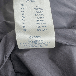 Louis Vuitton Black Monogram Reversible Puffer Jacket