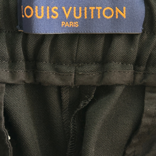 Louis Vuitton Black & Pink Logo Shorts