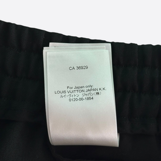Louis Vuitton Black & Pink Logo Shorts