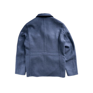 Louis Vuitton Black & Purple Monogram Reversible Coat