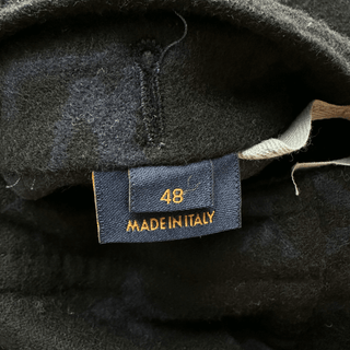 Louis Vuitton Black & Purple Monogram Reversible Coat