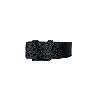 Louis Vuitton Black Taigarama Initiales Belt