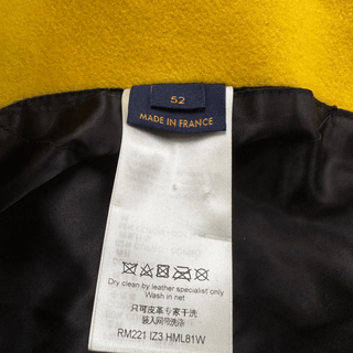 Louis Vuitton Black & Yellow Varsity Jacket