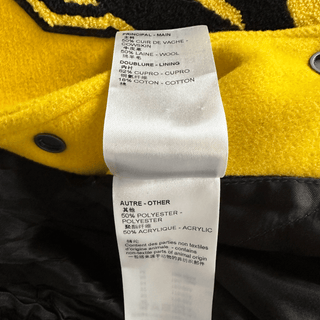Louis Vuitton Black & Yellow Varsity Jacket