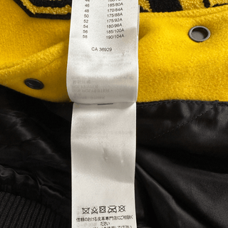 Louis Vuitton Black & Yellow Varsity Jacket