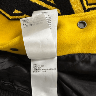 Louis Vuitton Black & Yellow Varsity Jacket