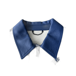 Louis Vuitton Blue Bandana Mixed Leather Jacket