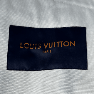 Louis Vuitton Blue Bandana Mixed Leather Jacket