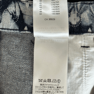 Louis Vuitton Blue Bleached Bandana Monogram Denim Shorts