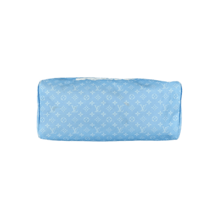 Louis Vuitton Blue Cloud Monogram Keepall 50