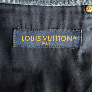 Louis Vuitton Blue Damier Denim Shorts
