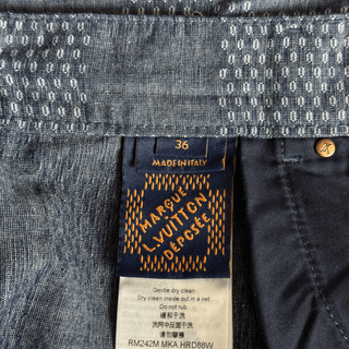 Louis Vuitton Blue Damier Denim Shorts