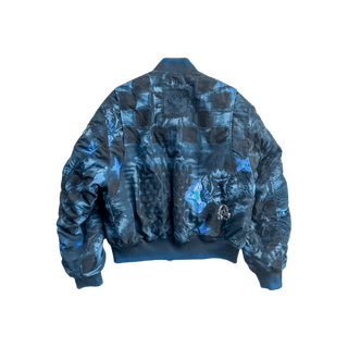Louis Vuitton Blue Damier Salt Bomber Jacket