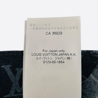 Louis Vuitton Blue Floral Monogram Jeans