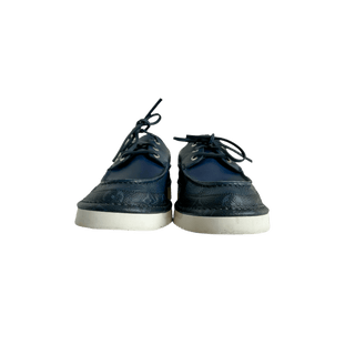 Louis Vuitton Blue Monogram Boat Shoes