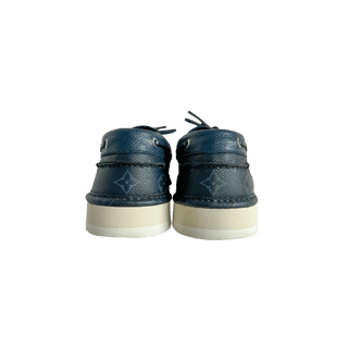 Louis Vuitton Blue Monogram Boat Shoes