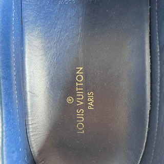 Louis Vuitton Blue Monogram Boat Shoes