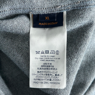 Louis Vuitton Blue Tapestry Monogram Button Up Shirt