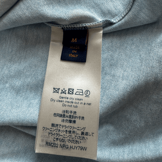 Louis Vuitton Blue & White Cloud Logo T-Shirt