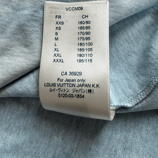 Louis Vuitton Blue & White Cloud Logo T-Shirt