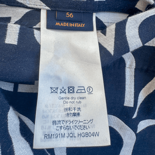 Louis Vuitton Blue & White Galaxy Packable Jacket